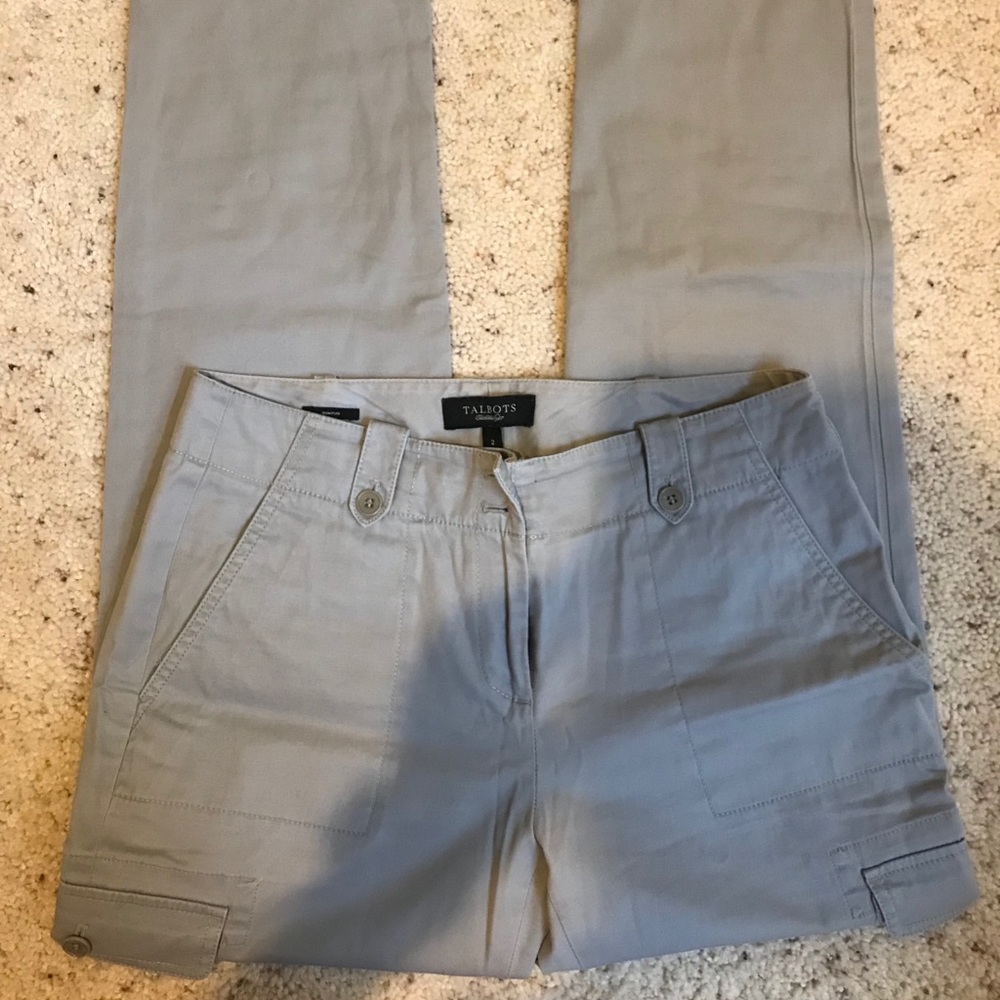 Talbots grey working pants.